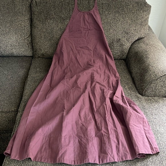FREE PEOPLE ENDLESS SUMMER BEACHSIDE TIDE HALTER MAXI DRESS BURGUNDY WINE Sz XS - Picture 4 of 17